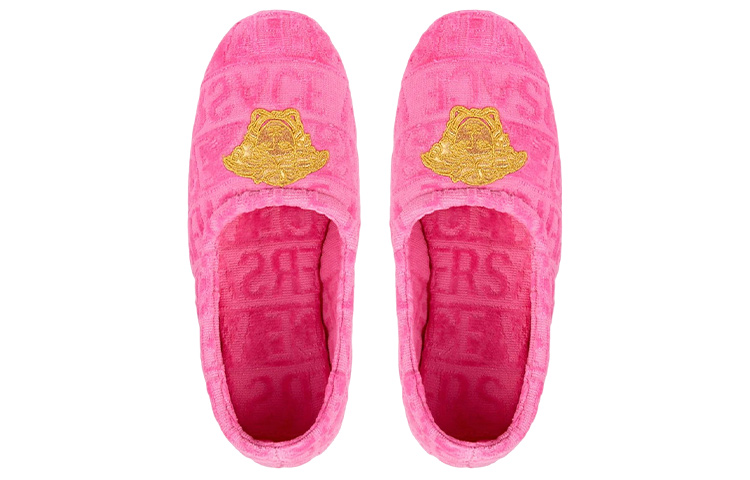 Buy (Women) Versace Medusa Embroidered Flats 'Pink' ZSL000001-ZCOSP052_Z4582