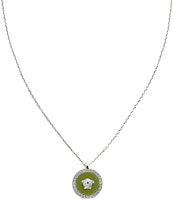 (Women) VERSACE Medusa Enamel Green Aged Brass Necklace for Women. DG17255-DJMR_4JIE0 (Women) VERSACE Medusa Enamel Green Aged Brass Necklace for Women. DG17255-DJMR_4JIE0