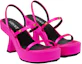 Order (Women) Versace Medusa High Heel Mule 'Hot Pink' 1004487-1A00619_1PE7V