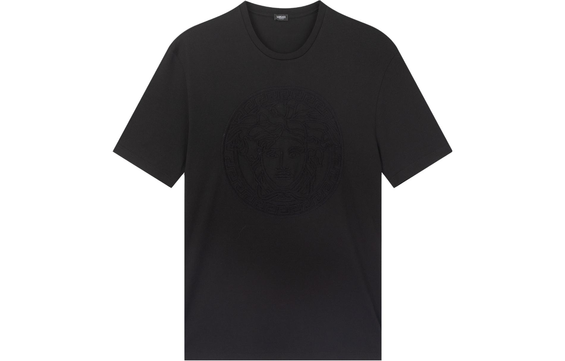 (Women) VERSACE Medusa Jacquard Short Sleeve T-Shirt Women’s Black A87461-A228806-A1008 圖 2