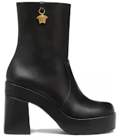 Order VERSACE 范思哲 美杜莎 皮革厚底短靴 女款 黑色