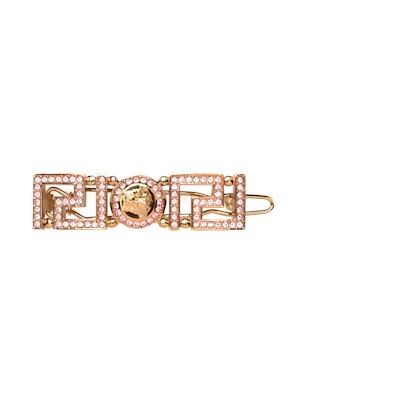 (Women) VERSACE Medusa Logo Hair Clip for Women Gold Vintage Finish. 10111511A006214J110