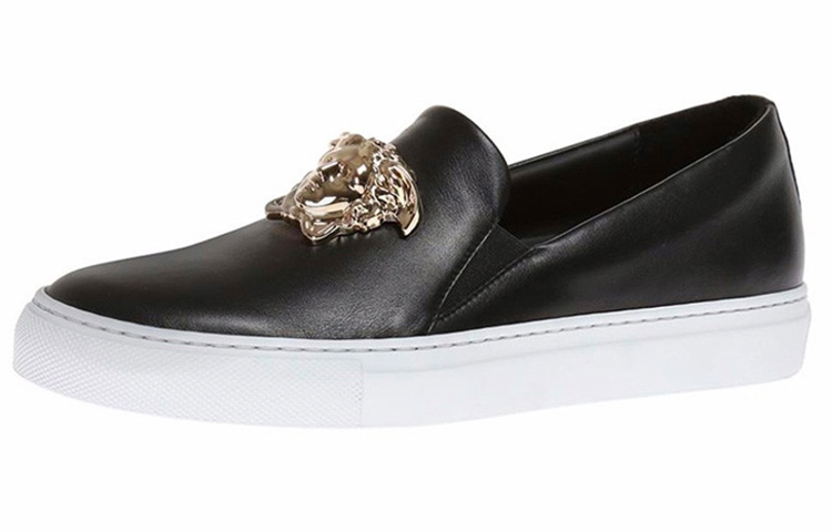 (W) VERSACE Medusa Logo Mule 'Black'