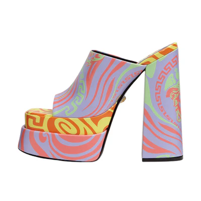 (W) Versace Medusa Music Mule 'Multicolor'