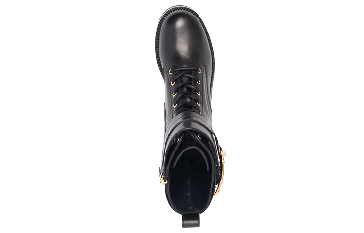 Shop (W) Bottes à Lacets Cheville Versace Medusa Pin ''Noir'' DST419E-DVTA3_KVO41
