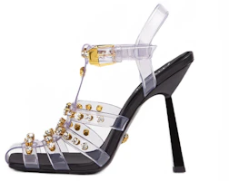 (Women) Versace Medusa Studded High Heeled Sandals 'Black' 1004489-1A03216_1T32V (Women) Versace Medusa Studded High Heeled Sandals 'Black' 1004489-1A03216_1T32V