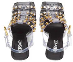 Lookbook (W) Sandali con Tacco Alto Versace Medusa Borchiati ''Nero'' 1004489-1A03216_1T32V