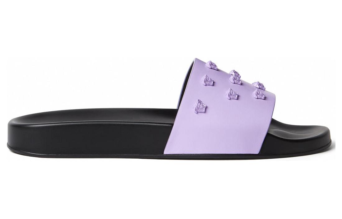 (W) Versace Medusa Studded Leather Slide 'Purple' 圖 2
