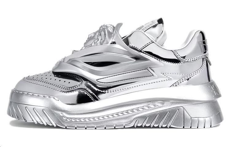 Buy (W) Zapatillas Versace Odissea Caged Rubber Medusa 'Plata Metálica' 1005215-1A02259-1E010