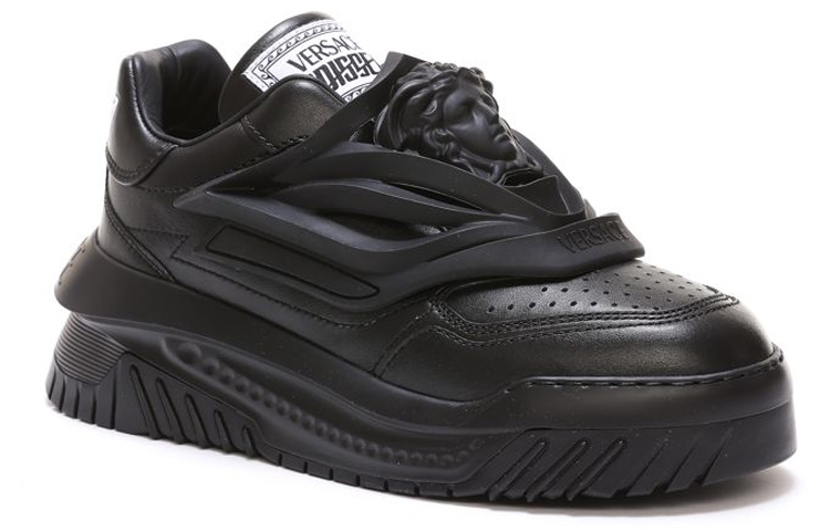 (W) Versace Odissea Caged Rubber Medusa Sneaker 'Black' 圖 3