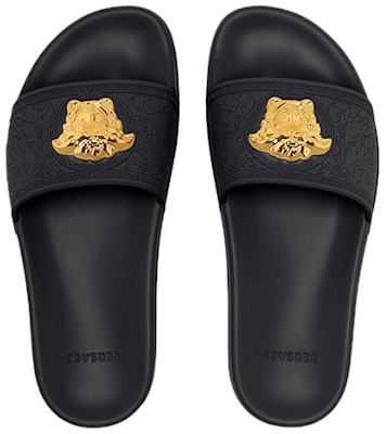 VERSACE 范思哲 Palazzo 美杜莎板飾拖鞋 女款 黑色 Purchase VERSACE 范思哲 Palazzo 美杜莎板飾拖鞋 女款 黑色