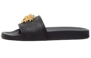 (Women) Versace Palazzo Pool Slide 'Black Gold' DSR262CN-DGOM8-KVO41 (Women) Versace Palazzo Pool Slide 'Black Gold' DSR262CN-DGOM8-KVO41