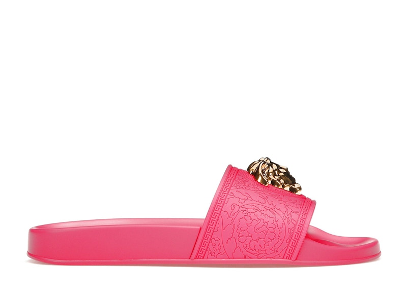 (W) Versace Palazzo Pool Slide 'Fuchsia'