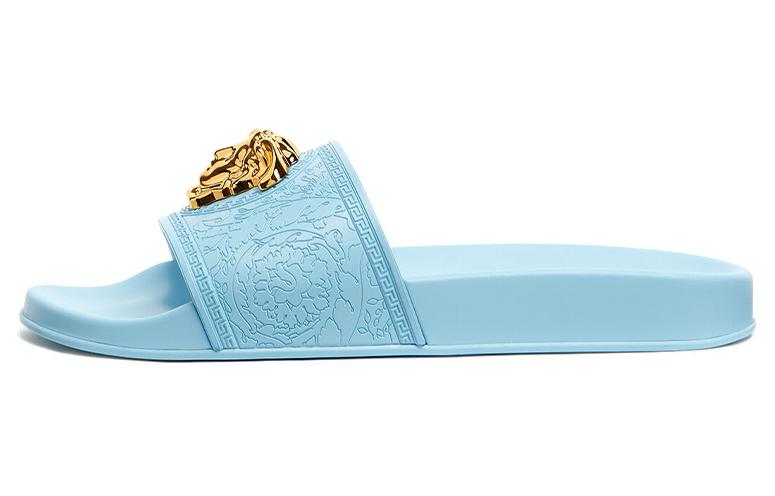 (W) Versace Palazzo Pool Slide 'Light Blue'