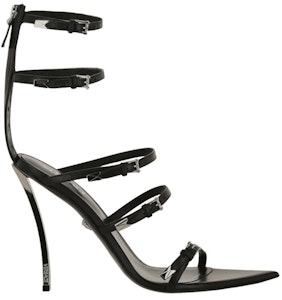 (W) Sandal Kulit Anak Lembu Versace Pin-Point Hitam 1009996-DVT2P-1B00P Buy (W) Sandal Kulit Anak Lembu Versace Pin-Point Hitam 1009996-DVT2P-1B00P