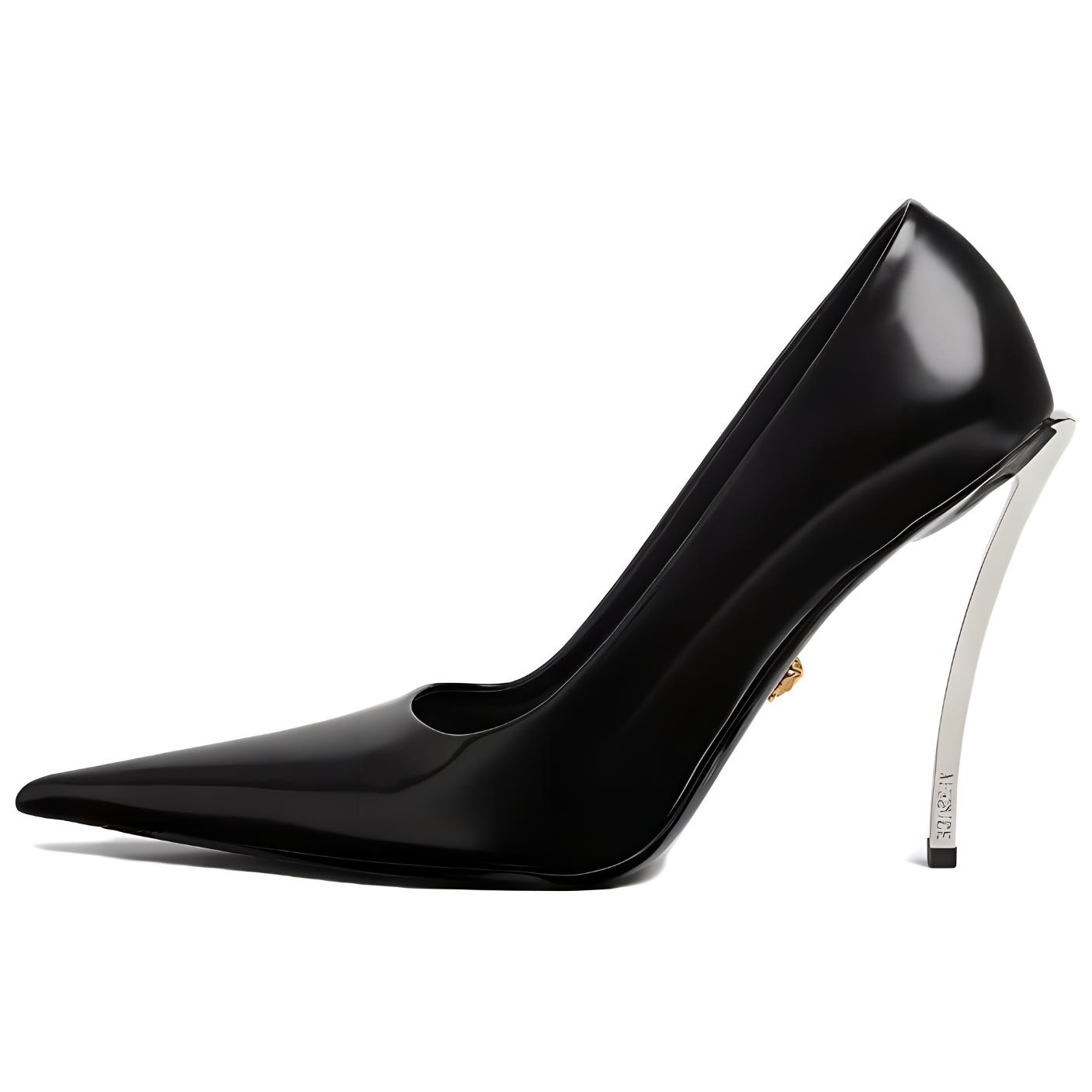 (Women) Versace Pin-Point Pumps Black 1007138-DVT51_1B00P