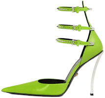 (Women) Versace Pointed-Toe Buckle Stiletto 'Green' 1007256-1A05893_1GF1P (Women) Versace Pointed-Toe Buckle Stiletto 'Green' 1007256-1A05893_1GF1P