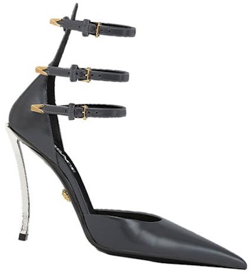 (Women) Versace Pointed Toe Buckle Stiletto 'Grey' 1007256-DVT51_1E62L Order (Women) Versace Pointed Toe Buckle Stiletto 'Grey' 1007256-DVT51_1E62L