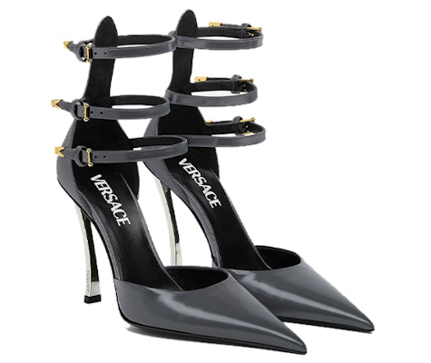 (Women) Versace Pointed Toe Buckle Stiletto 'Grey' 1007256-DVT51_1E62L Lookbook (Women) Versace Pointed Toe Buckle Stiletto 'Grey' 1007256-DVT51_1E62L