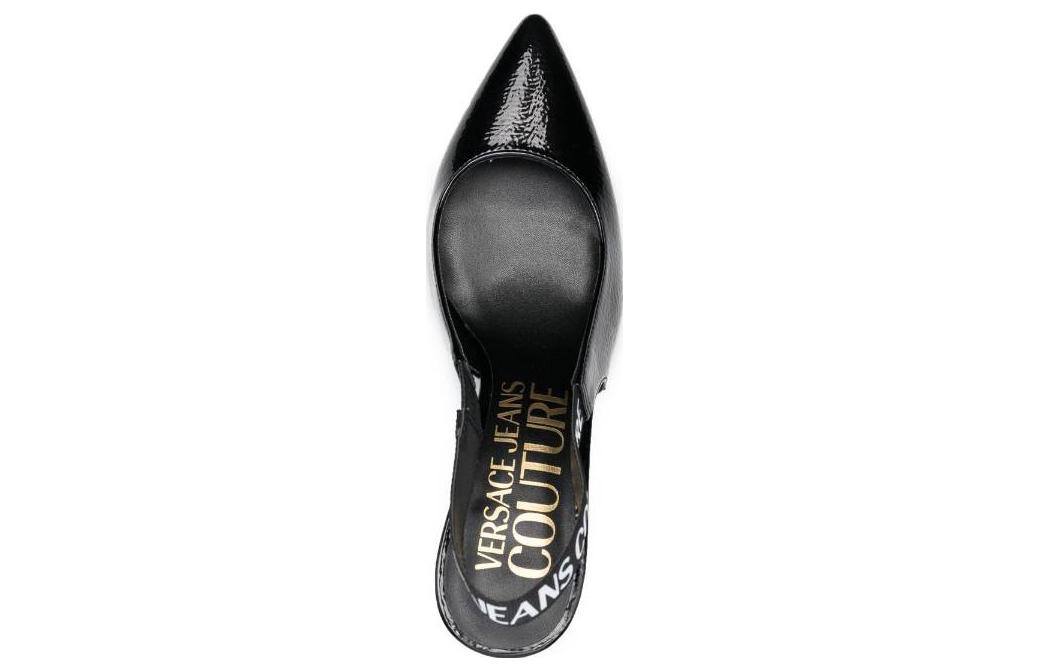 (W) Versace Pointed Toe Stiletto High Heels 'Black' 圖 3