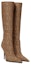 Shop (W) Versace But Thigh Tinggi Zip Stiletto Hujung Tirus 'Coklat' 1011398-1A07977_2N24P