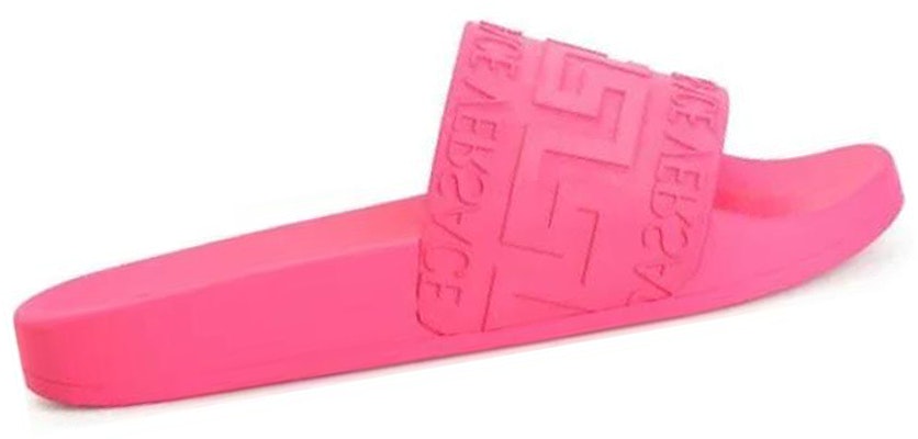 (Women) Versace Pool Slide 'La Greca - Fuchsia' 1006274-1A04264-1PF80 Order (Women) Versace Pool Slide 'La Greca - Fuchsia' 1006274-1A04264-1PF80