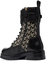 (W) Bota de Cuero Versace Safety Pin La Greca 'Negro' DST419E-1A01594-5B15V Shop (W) Bota de Cuero Versace Safety Pin La Greca 'Negro' DST419E-1A01594-5B15V