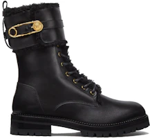 Order (W) Boot Versace Safety Pin Lace-Up 'Hitam' DST419E-DVPS_KVO41