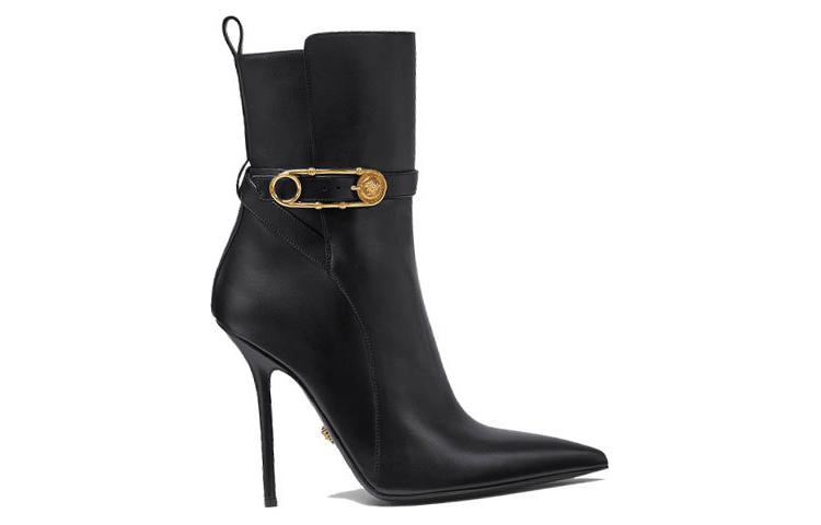 (W) Versace Safety Pin Outdoor Short Boots 'Black' 圖 3