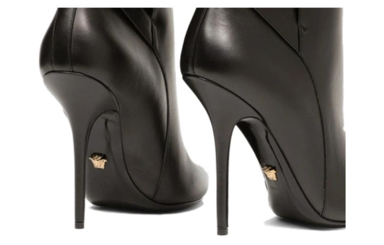 (W) Versace Safety Pin Outdoor Short Boots 'Black' 圖 4