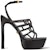 (W) Sandal Fesyen Versace Satin Buckle 'Hitam' 1003216-DRA67_1B00V