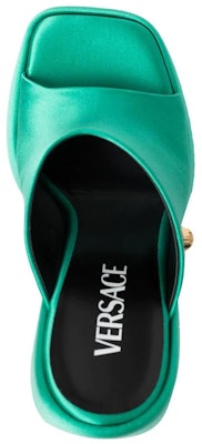 (W) 范思哲绿色缎面方头凉拖鞋 1004671-1A00619-1V56V Lookbook (W) 范思哲绿色缎面方头凉拖鞋 1004671-1A00619-1V56V