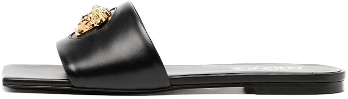 (Women) Versace Slide Sandal 'Black Leather' DST619C-DVT2P_1B00V (Women) Versace Slide Sandal 'Black Leather' DST619C-DVT2P_1B00V