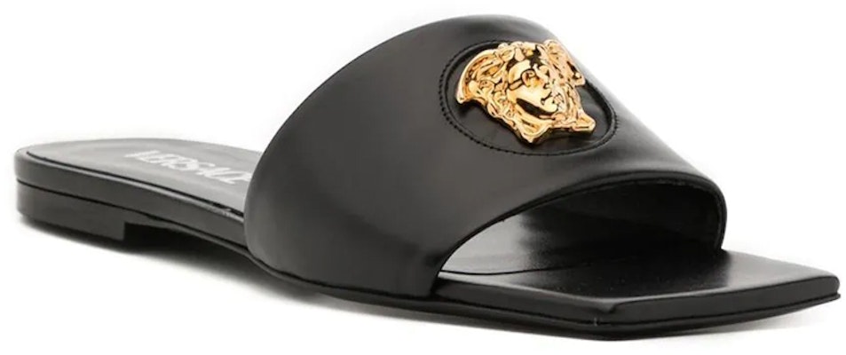 (Women) Versace Slide Sandal 'Black Leather' DST619C-DVT2P_1B00V Lookbook (Women) Versace Slide Sandal 'Black Leather' DST619C-DVT2P_1B00V