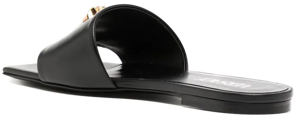 (Women) Versace Slide Sandal 'Black Leather' DST619C-DVT2P_1B00V Purchase (Women) Versace Slide Sandal 'Black Leather' DST619C-DVT2P_1B00V