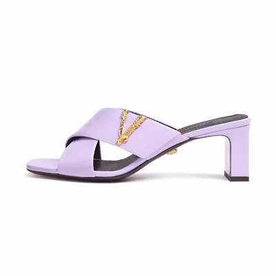 (W) Versace Slide Sandal 'Purple'