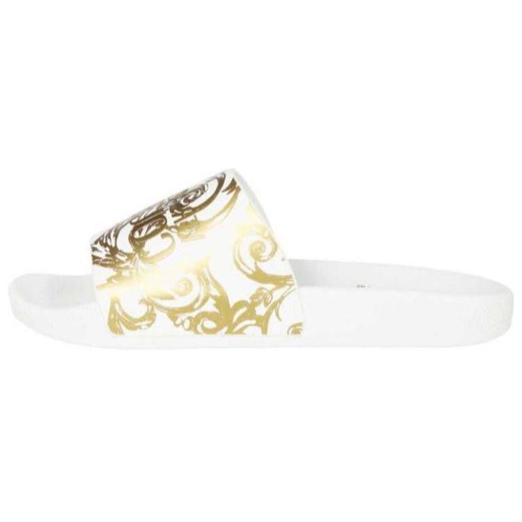 Buy (W) Sandalia Versace Slide 'Blanca Moda Confort' 74VA3SQ3-ZS365_G03