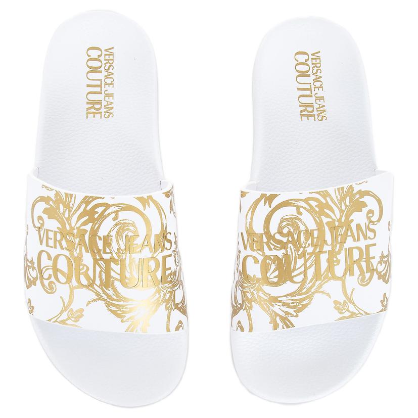 (W) Versace Slide Sandal 'White Fashion CMFT' 圖 4