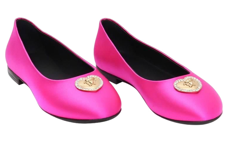 Order (Women) Versace Slip-On Flat 'Pink' 1005795-1A002241_PE7VT