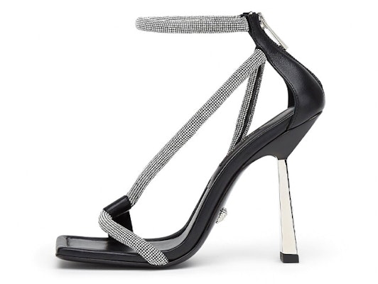 (Women) Versace Slip-On Sandals 'Black Silver' DST529P-DNS8_DNCP Buy (Women) Versace Slip-On Sandals 'Black Silver' DST529P-DNS8_DNCP