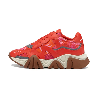 (W) Versace Squalo 'Red Jungle Print'