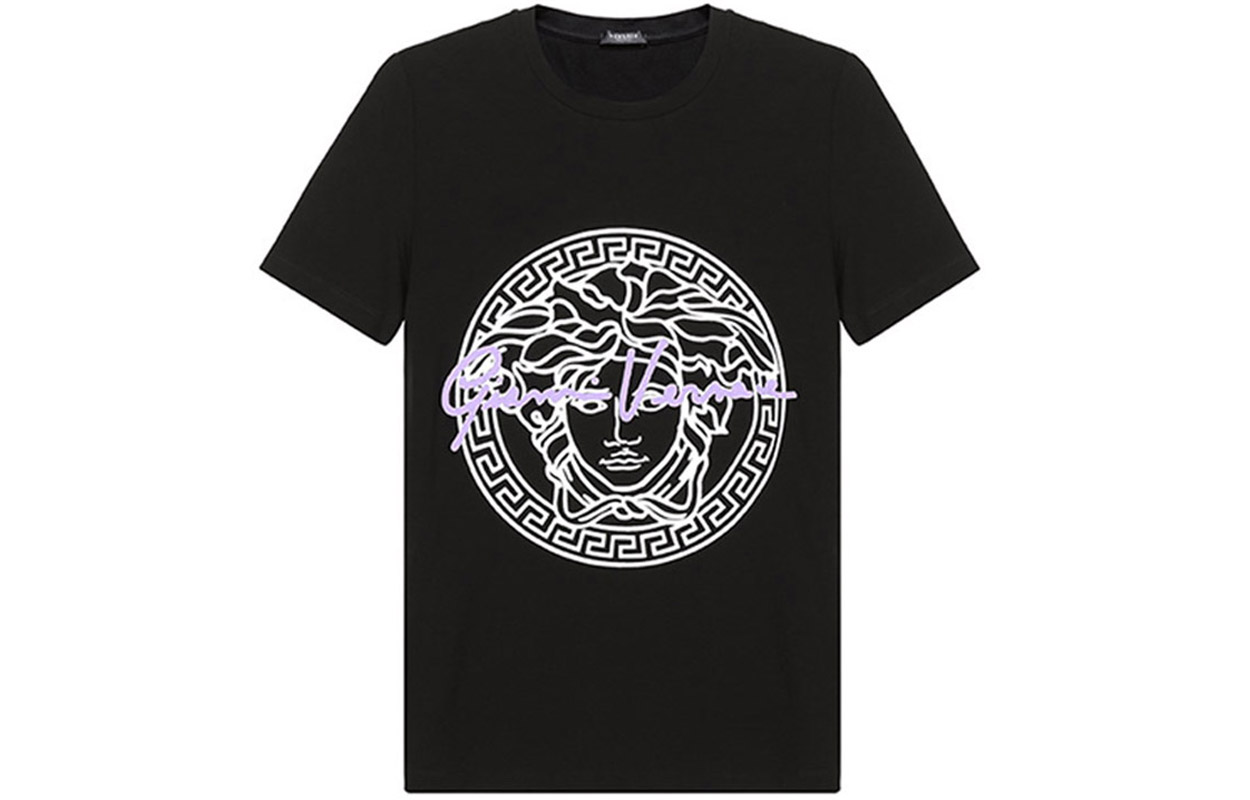 (Women) VERSACE SS21 Medusa Slim Fit Black T-Shirt - Perfect Gift A88682-A213311-A1008 圖 2