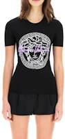 Shop (W) VERSACE SS21 Medusa 合身版黑色 T 恤 - 完美禮物 A88682-A213311-A1008