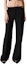 Shop (Women) VERSACE SS22 Black Solid Wide-Leg Casual Pants 1005739-1A01698-1B000