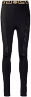 (Women) VERSACE SS22 Greek Pattern Waist Leggings Black. 1004103-1A02322-1B000 (Women) VERSACE SS22 Greek Pattern Waist Leggings Black. 1004103-1A02322-1B000
