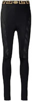 Order (Women) VERSACE SS22 Greek Pattern Waist Leggings Black. 1004103-1A02322-1B000