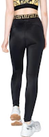Shop (Women) VERSACE SS22 Greek Pattern Waist Leggings Black. 1004103-1A02322-1B000