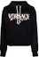 Order (W) VERSACE SS22 黑色Logo印花連帽衫 1004128-1A01174-1B000