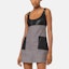 Shop (Women) VERSACE SS22 Pastel Purple Tweed Cotton Mini Sleeveless Dress 1003028-1A02852-6L110