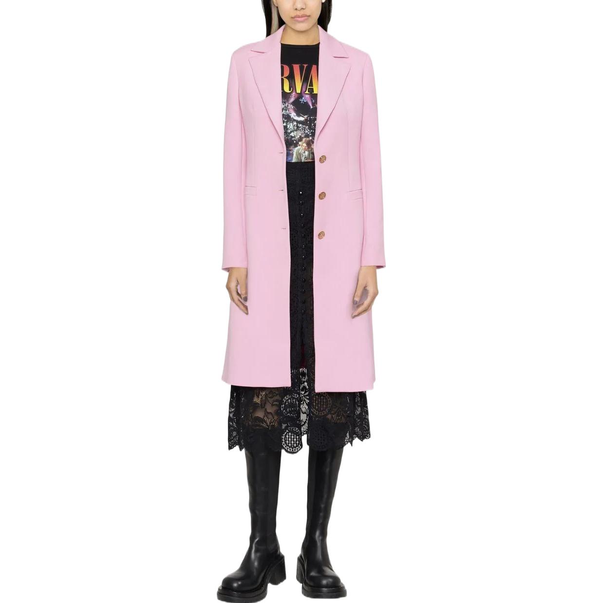 (Women) Versace SS22  Pink Single-Breasted Wool Blazer Jacket. 1005730-1A01798-1PG40 圖 3